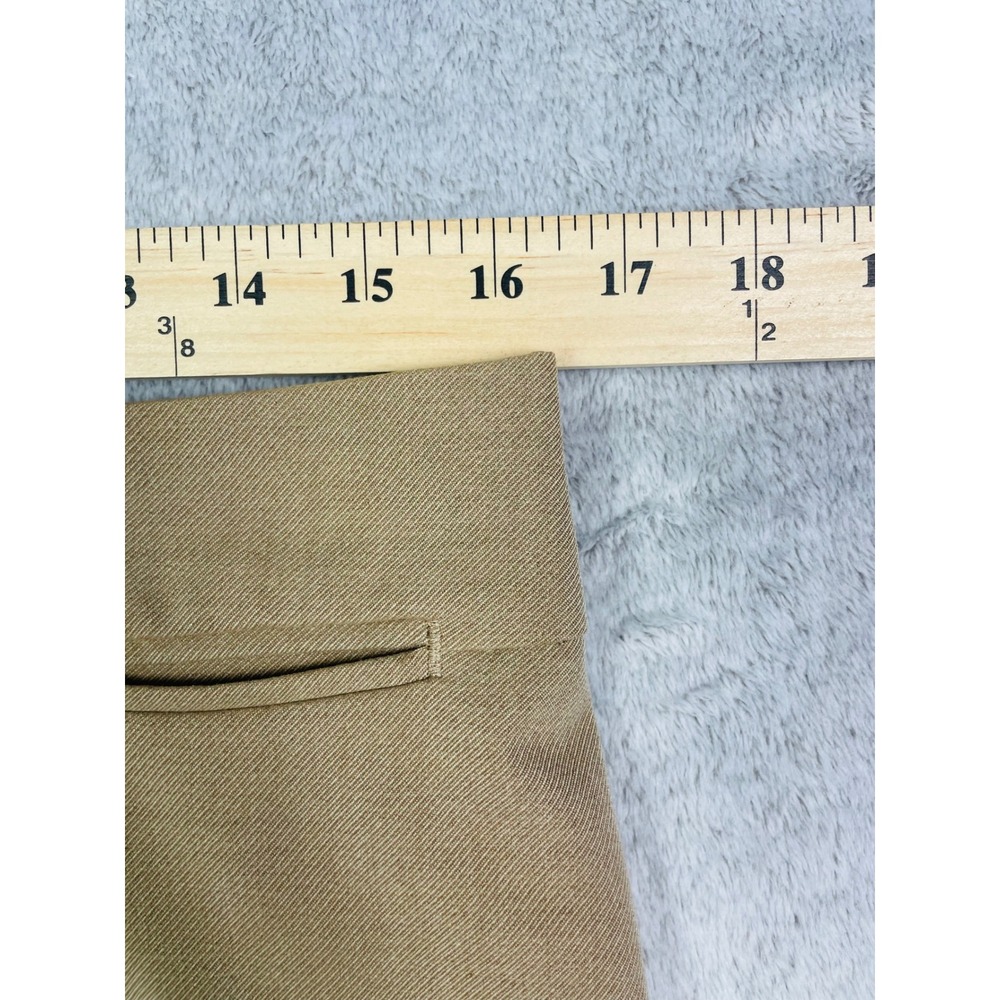 LOFT Marisa Trouser Dress Pant Size 4 Tan Khaki Beige Stretch Work Office Career - Picture 4 of 12
